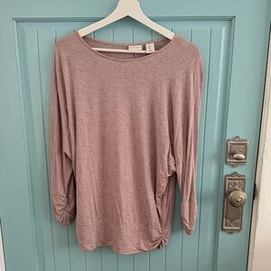Mercer & Madison Mauve Long Sleeve Top